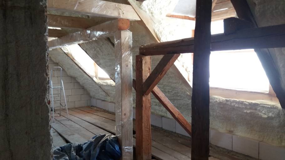 Zateplení penzionu v Kunčice